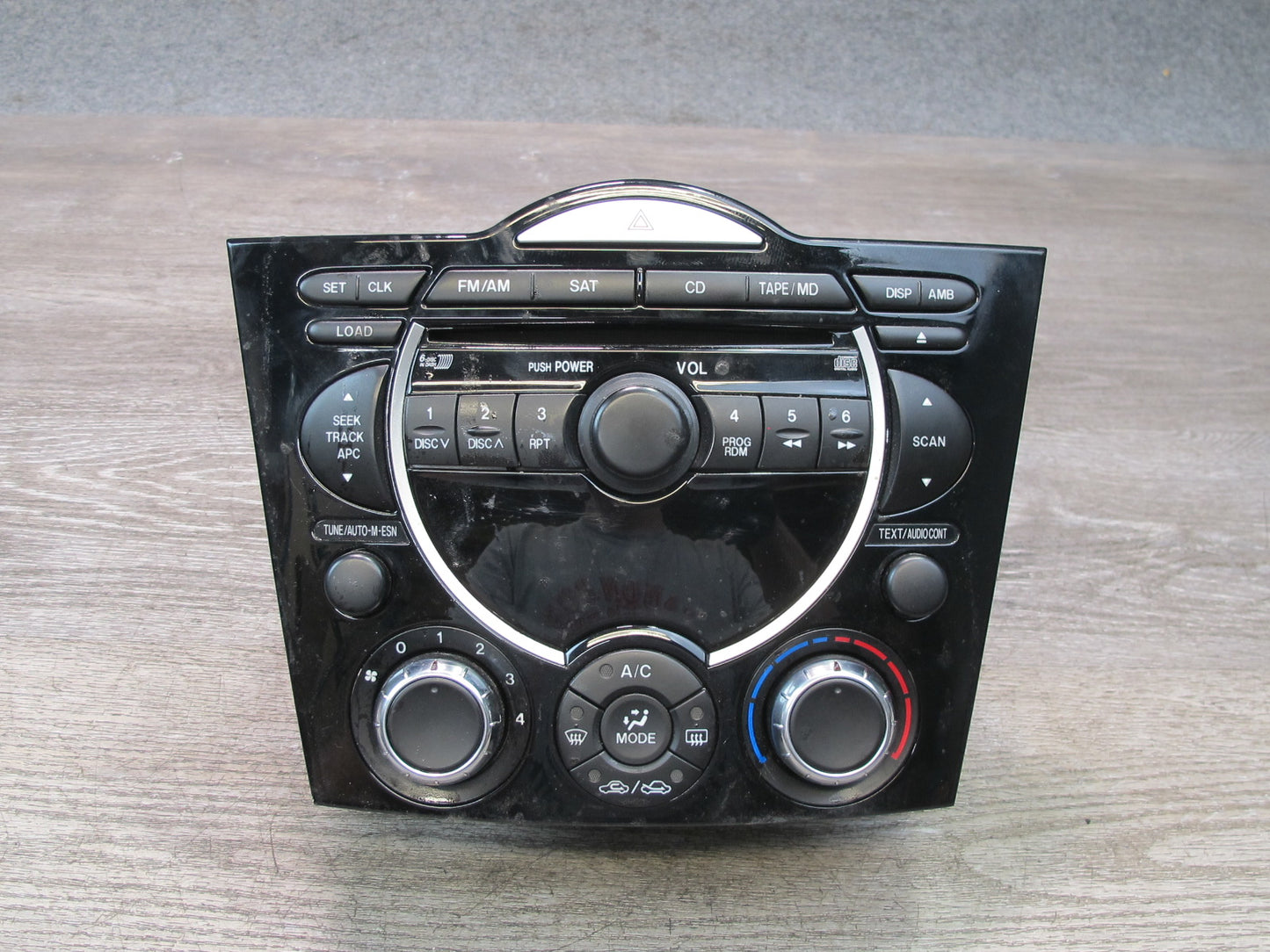 06-08 Mazda RX8 Dash Climate Control AM FM Radio CD Player Head Unit OEM