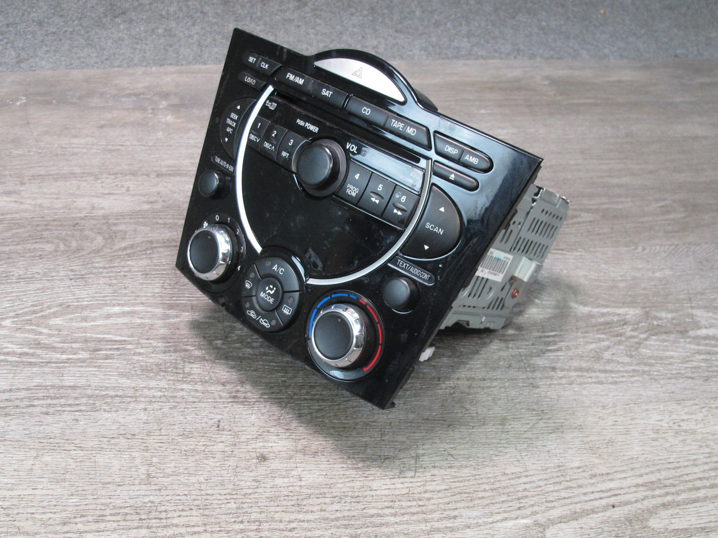 06-08 Mazda RX8 Dash Climate Control AM FM Radio CD Player Head Unit OEM