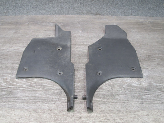 88-91 Mazda RX7 FC3S Convertible Front Left & Right Kick Trim Panel Set Gray OEM