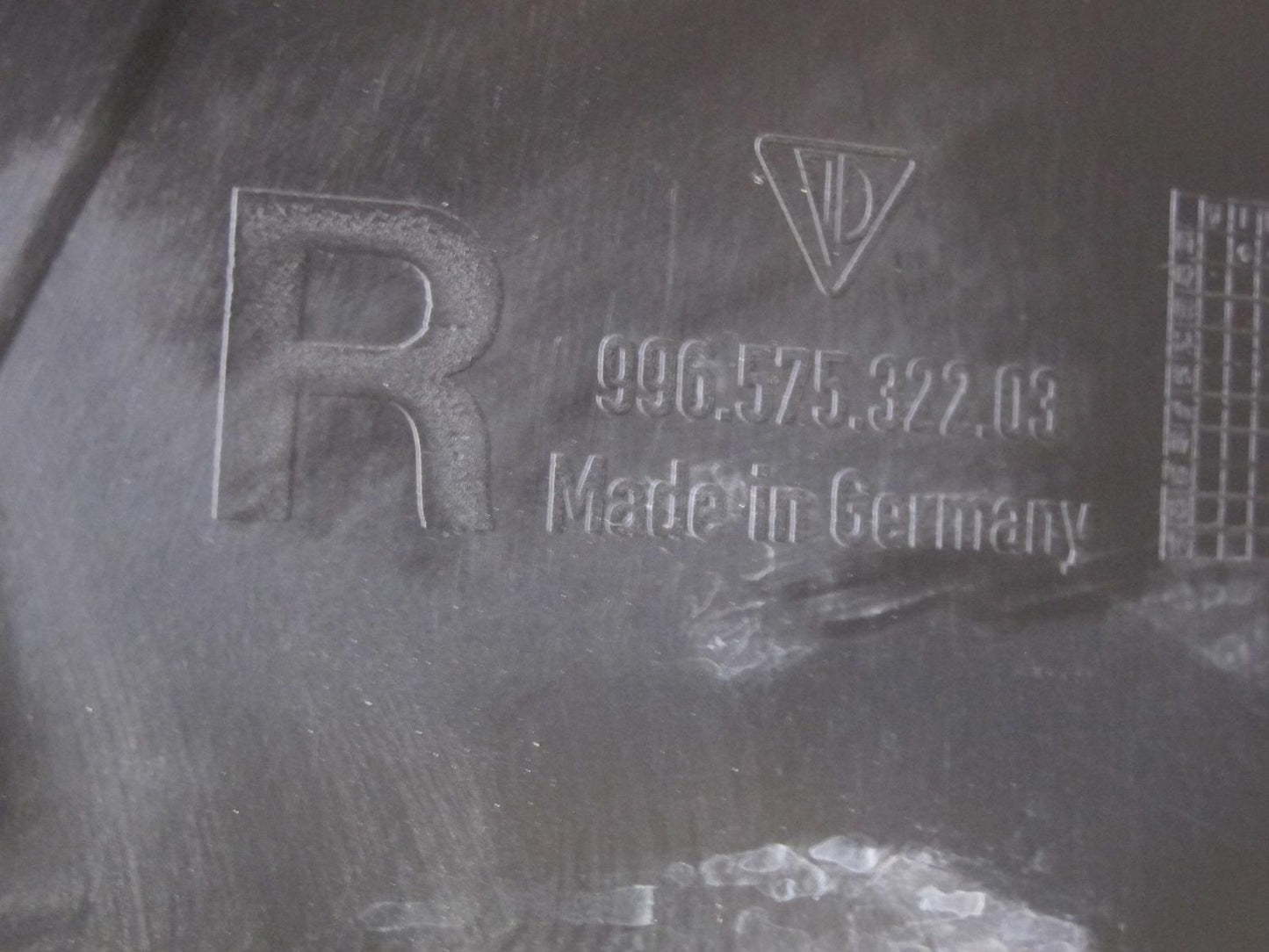 2002-2005 Porsche 911 996 3.6 Engine Right Cooling Radiator A/C Condenser Shroud