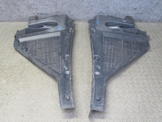 08-14 BMW E71 E72 X6 X6M Front Windshield Left & Right Vent Cowl Grille Set