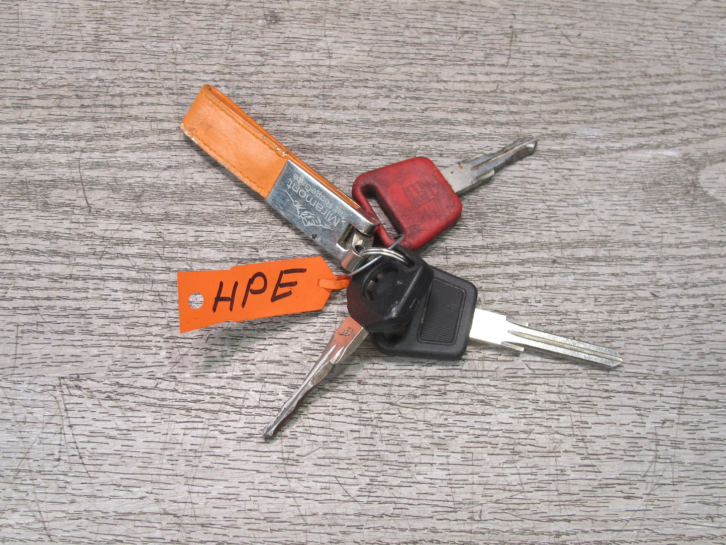 1985 Porsche 928 S Steering Column Ignition Door Glove Box Cylinder Lock KEY Set