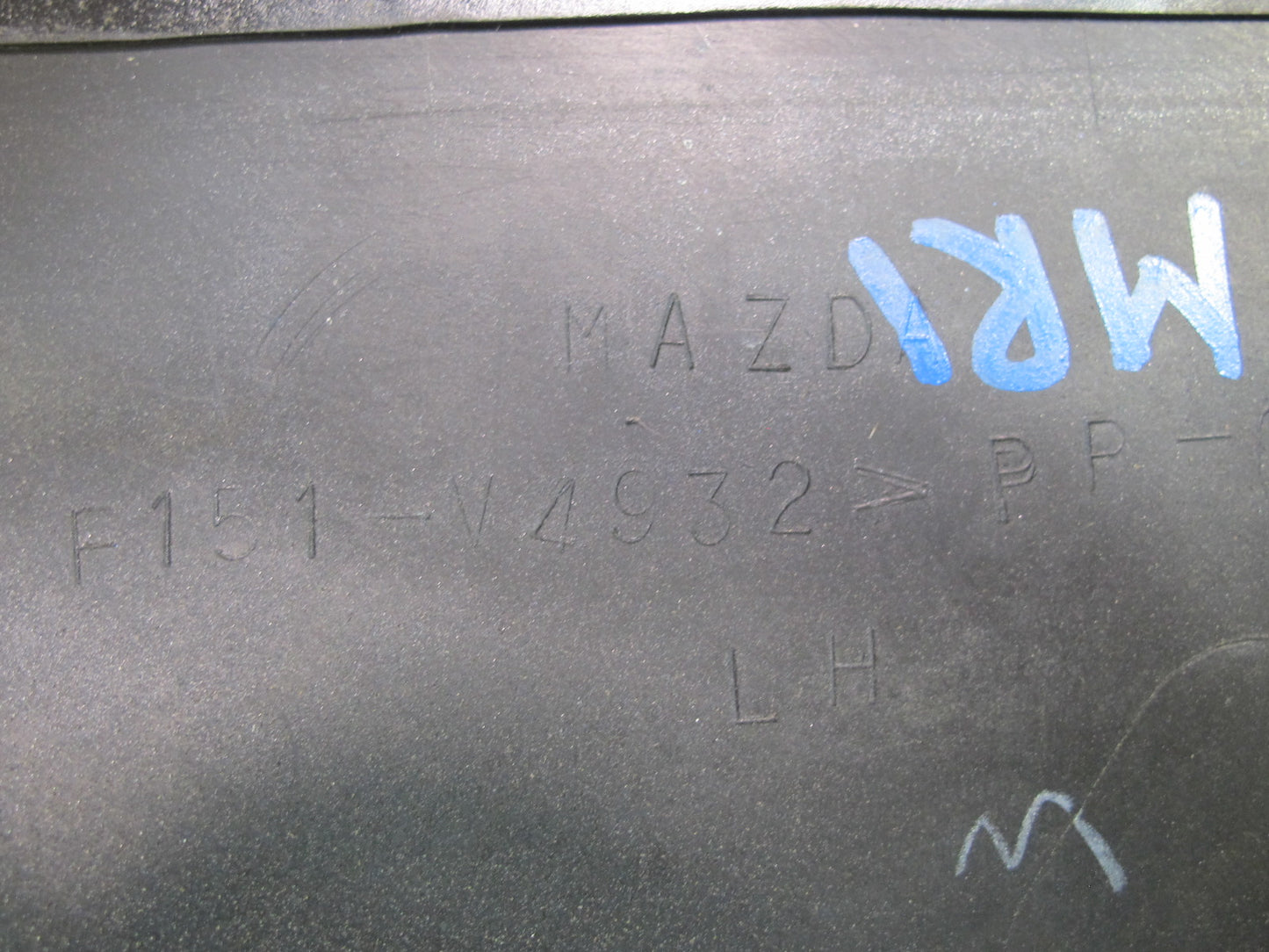 04-08 Mazda RX8 Aero Rear Left Rear Left Flare Flap Grey Mica F151V4932 OEM