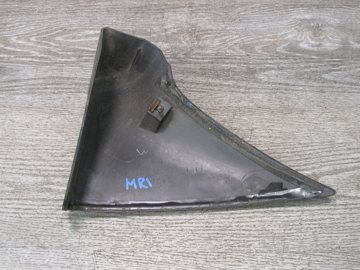 04-08 Mazda RX8 Aero Rear Left Rear Left Flare Flap Grey Mica F151V4932 OEM