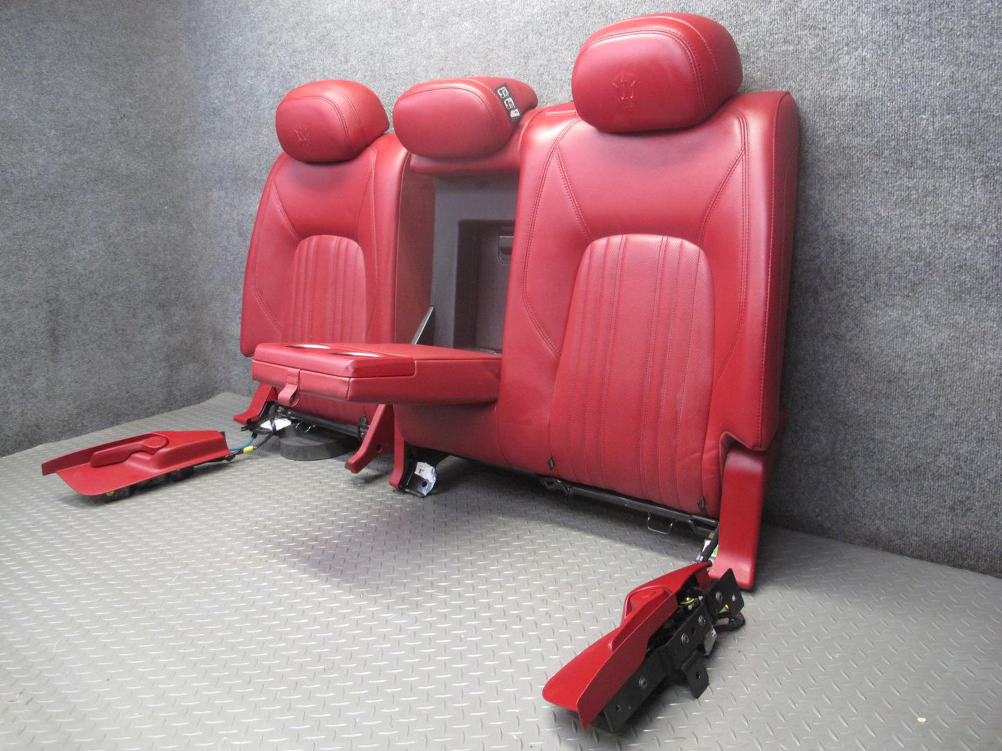 2017-2020 Maserati Levante M161 Front & Rear Left & Right Leather Seat RED Set