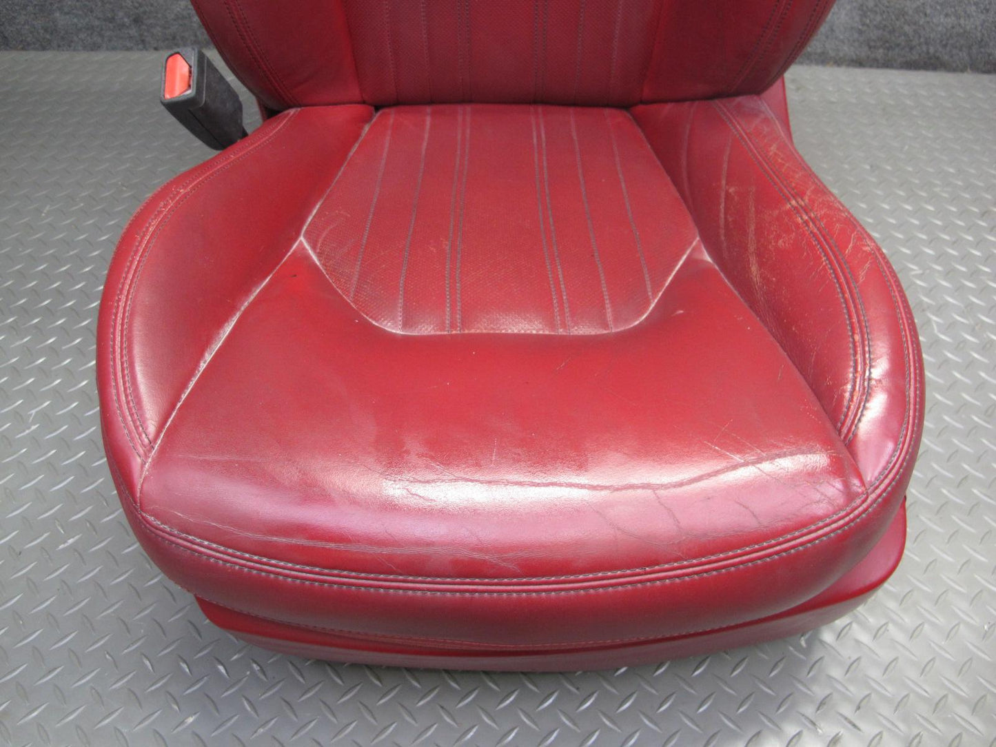 2017-2020 Maserati Levante M161 Front & Rear Left & Right Leather Seat RED Set