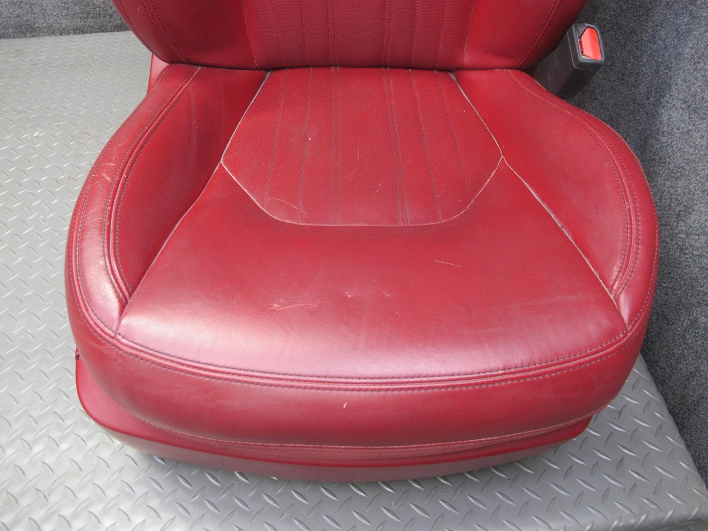 2017-2020 Maserati Levante M161 Front & Rear Left & Right Leather Seat RED Set