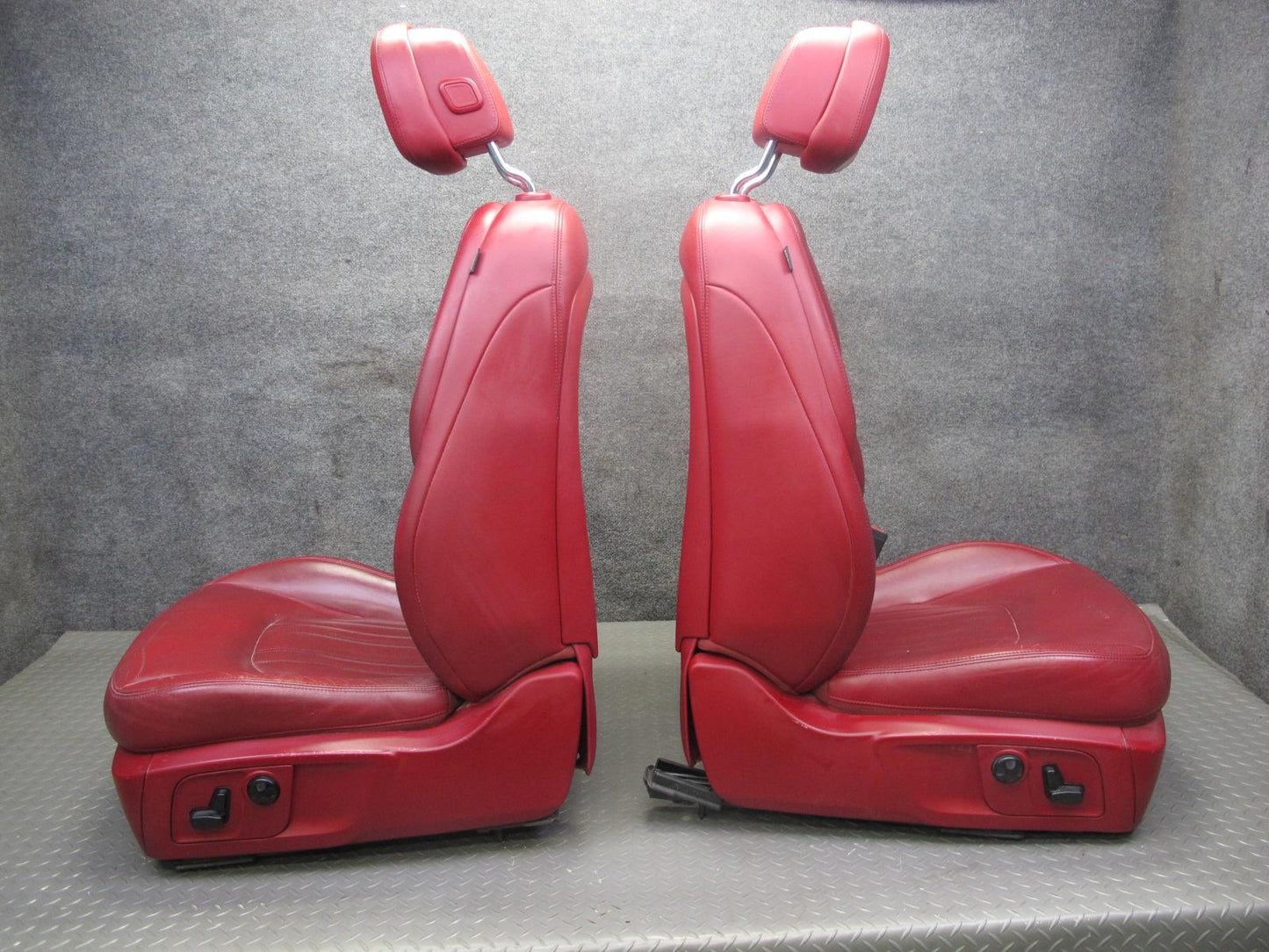 2017-2020 Maserati Levante M161 Front & Rear Left & Right Leather Seat RED Set