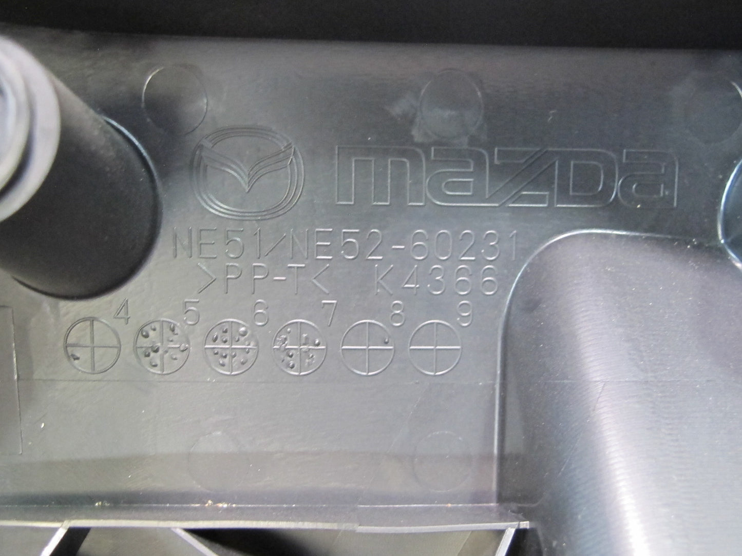 06-11 Mazda RX8 Set of 2 Upper & Lower Steering Column Trim Cover Black OEM