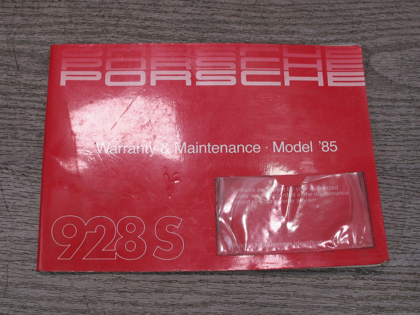 1985 Porsche 928 S Owner Operator Guide Manual Book Set