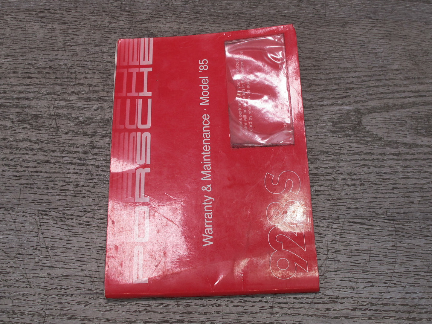 1985 Porsche 928 S Owner Operator Guide Manual Book Set
