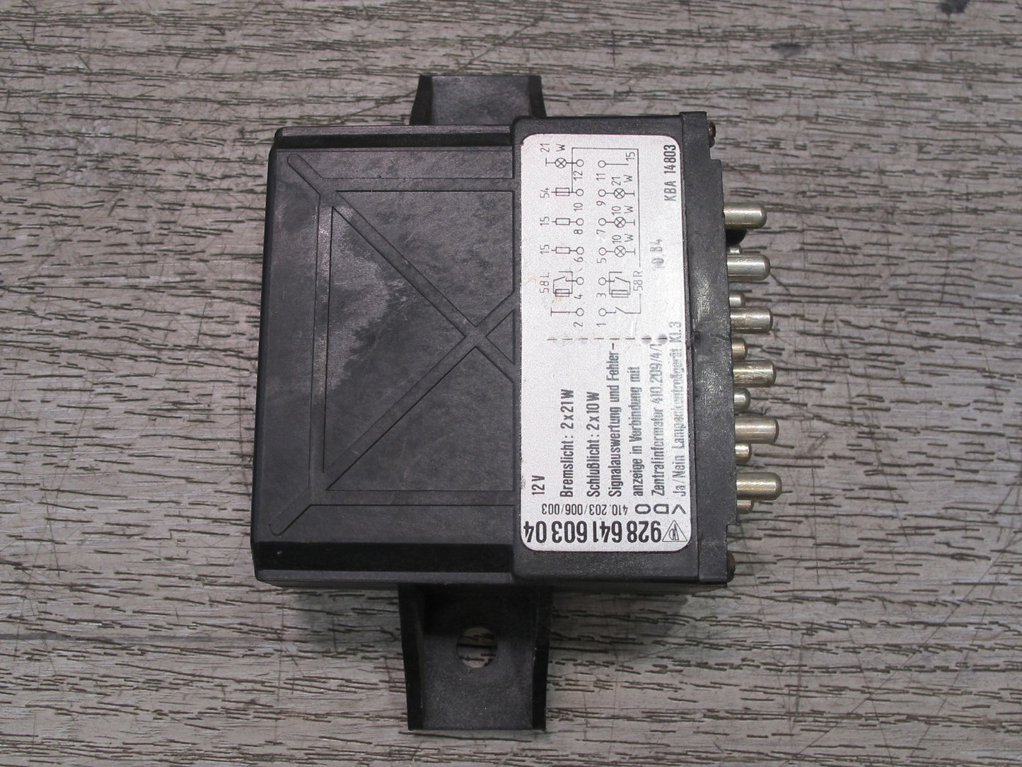 1984-1986 Porsche 928 S Lamp Bulb Relay Control Module 92864160304