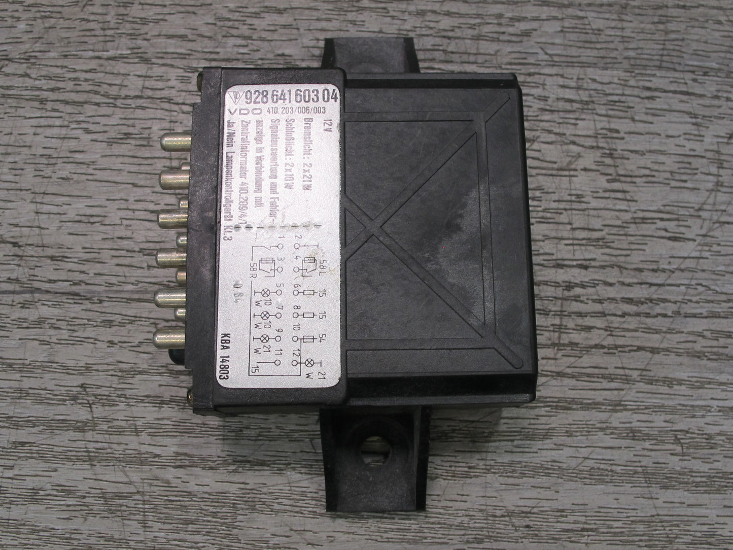 1984-1986 Porsche 928 S Lamp Bulb Relay Control Module 92864160304