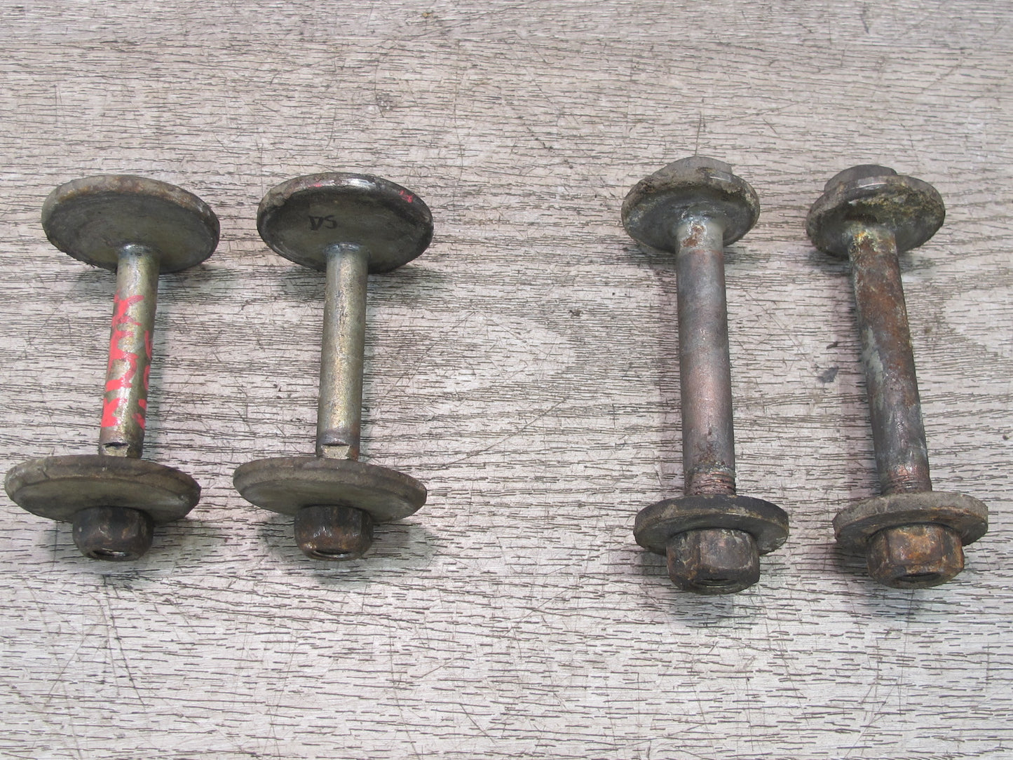 1978-1995 Porsche 928 S Rear Suspension Left & Right Adjustable Camber Bolt Set