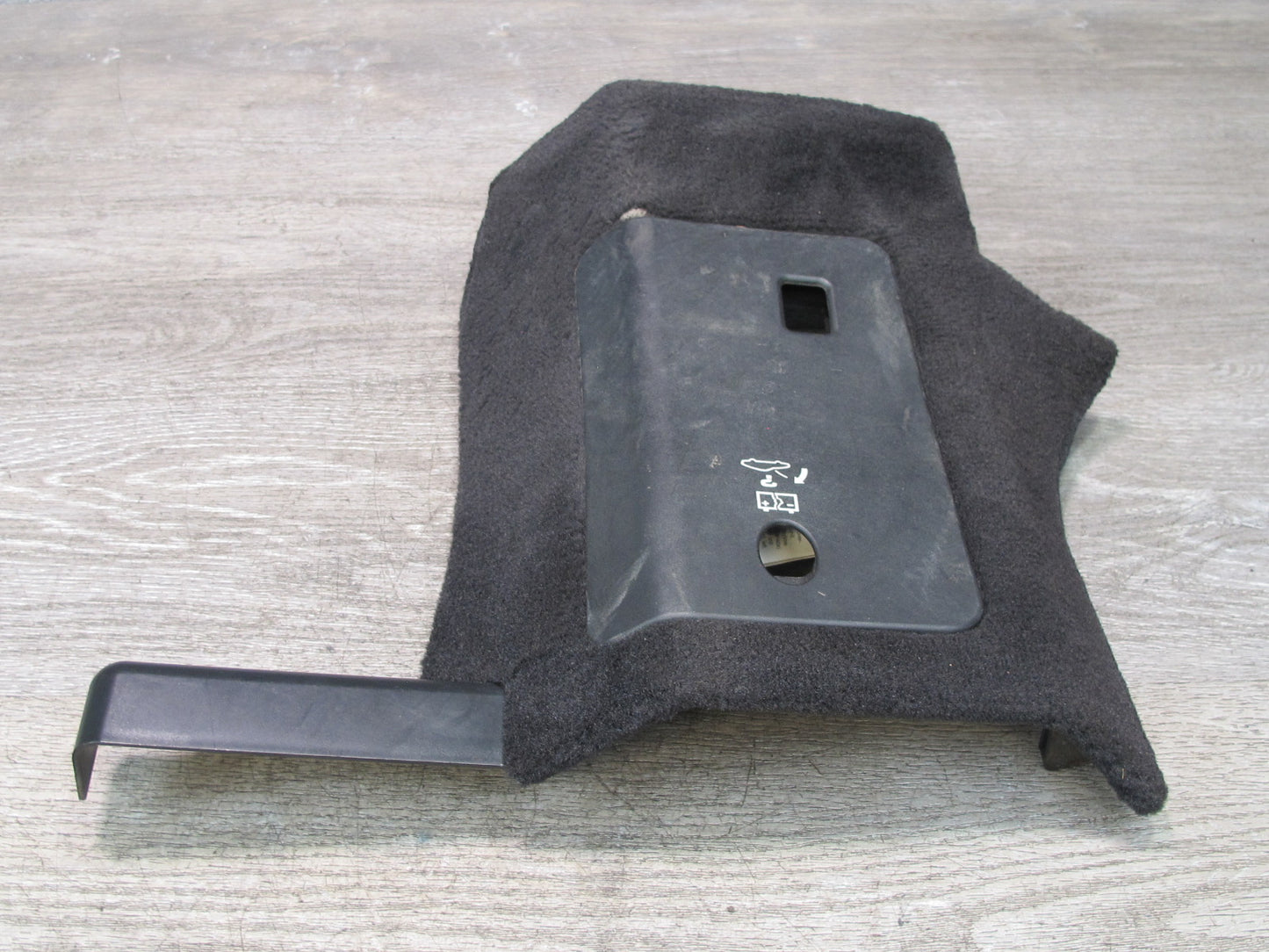 1999-2004 Porsche 911 Carrera 996 Fuse Box Access Kick Trim Carpet Cover Panel