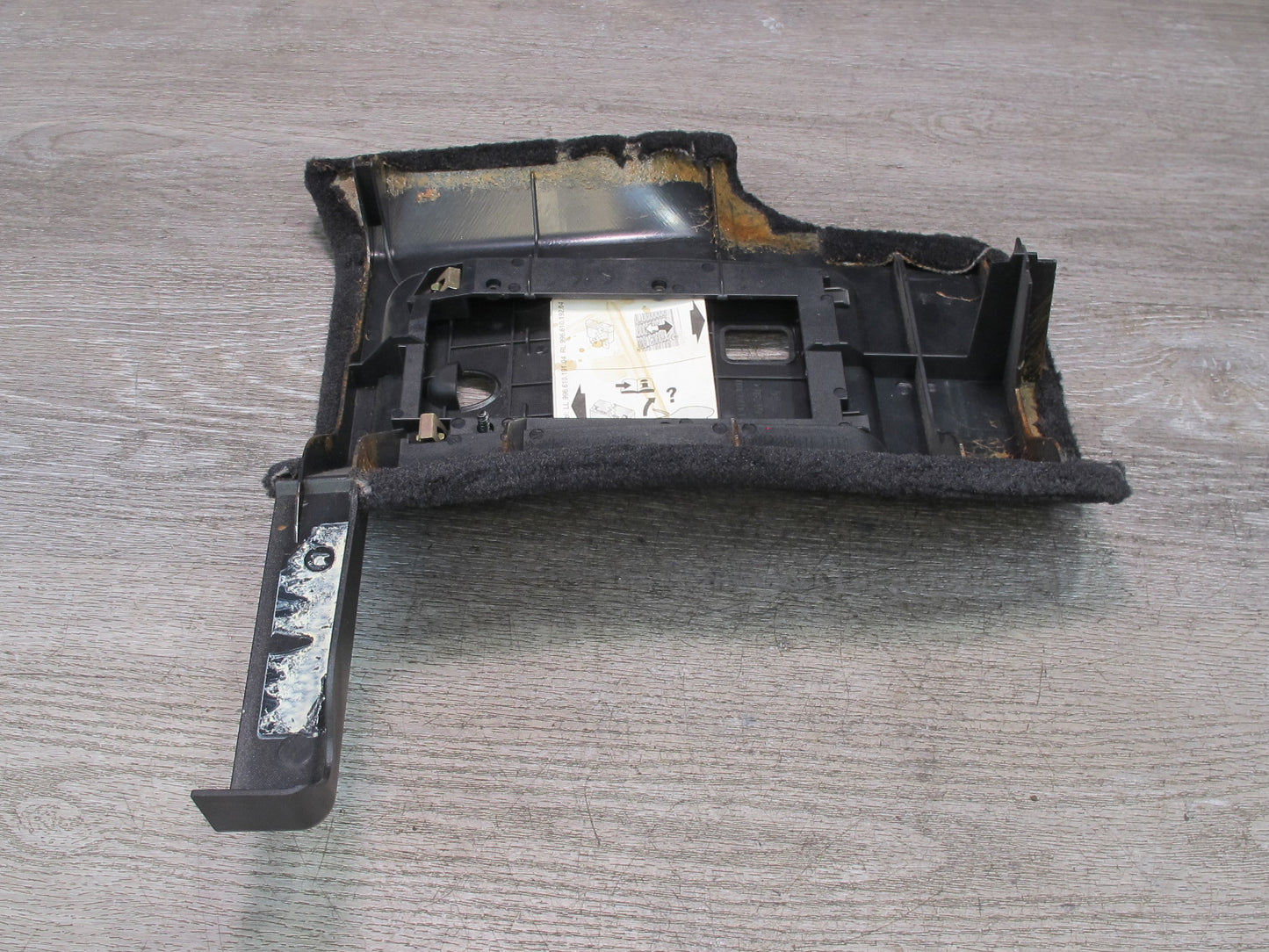 1999-2004 Porsche 911 Carrera 996 Fuse Box Access Kick Trim Carpet Cover Panel