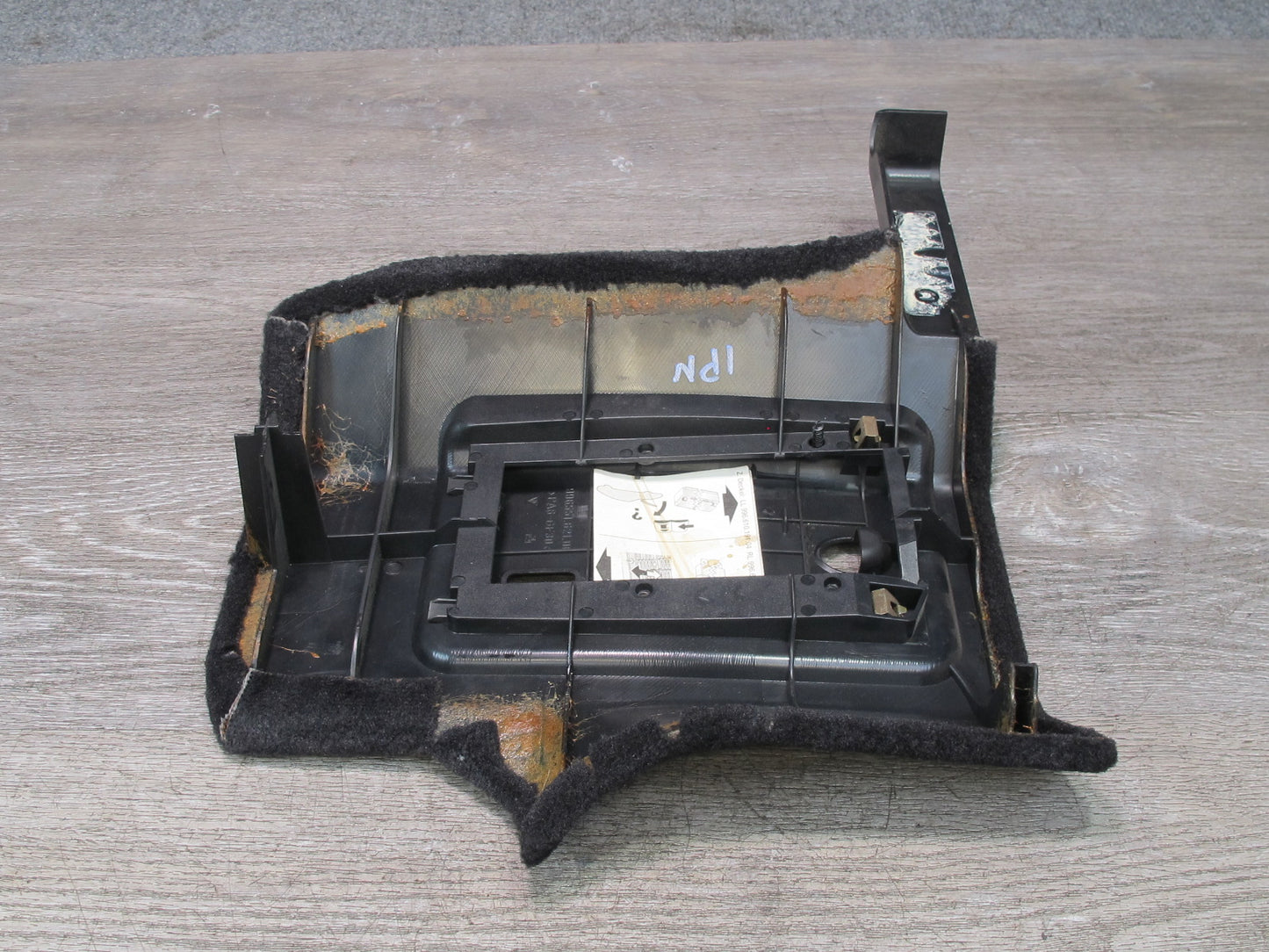 1999-2004 Porsche 911 Carrera 996 Fuse Box Access Kick Trim Carpet Cover Panel