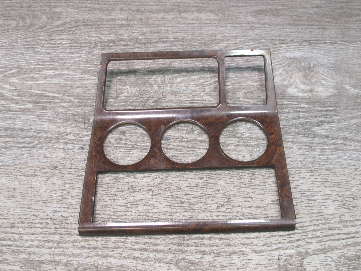96-99 BMW E36/7 Z3 Roadster Console Shifter Trim Panel Bezel Cover Wood Set OEM
