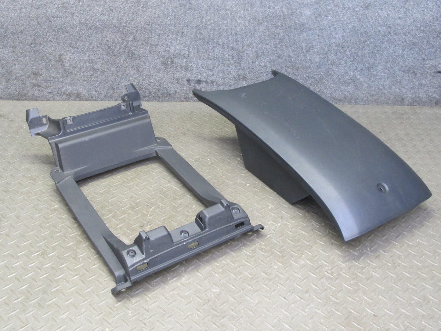 04-11 Mazda RX8 Rear Center Storage Compartment Trim w Cover Black OEM