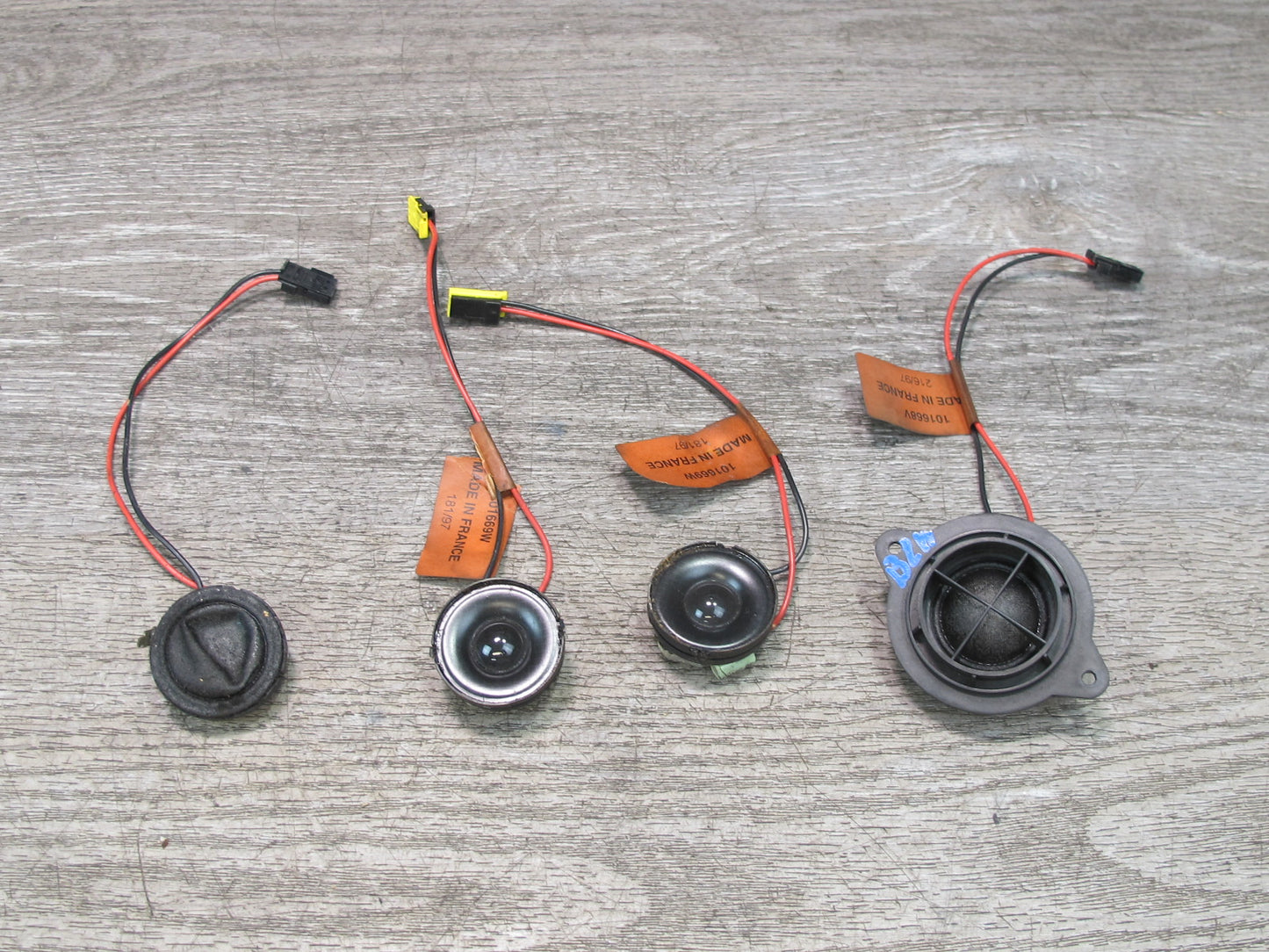 98-99 BMW E36/7 Z3 Set of 4 Harman Kardon Midrange Tweeter Speaker OEM