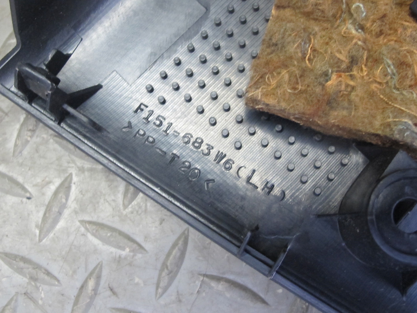 04-08 Mazda RX8 Rear Interior Right Center Left Side Cover Trim Set Black OEM