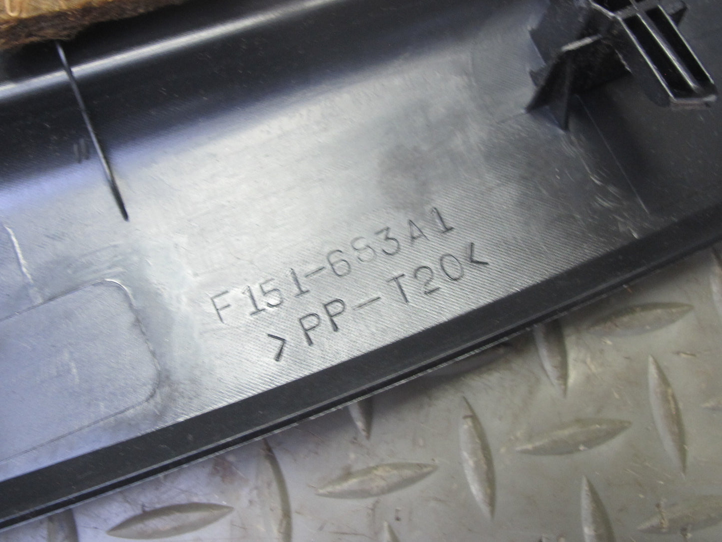 04-08 Mazda RX8 Rear Interior Right Center Left Side Cover Trim Set Black OEM