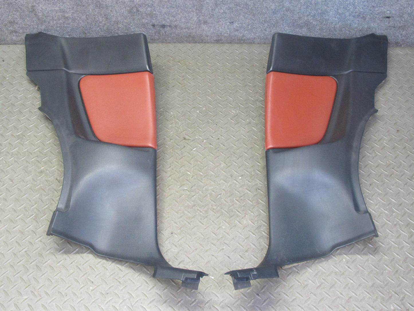 04-08 Mazda RX8 Set of 2 Rear Left & Right Interior Lower Quarter Trim Cover OEM