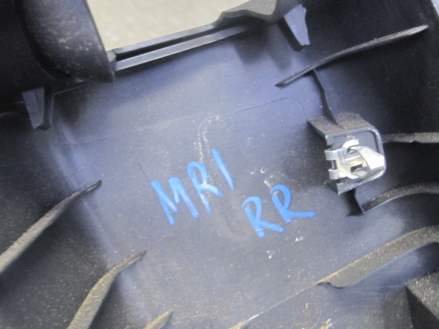 04-11 Mazda RX8 Set of 2 Rear Left & Right Quarter Window Trim Black OEM