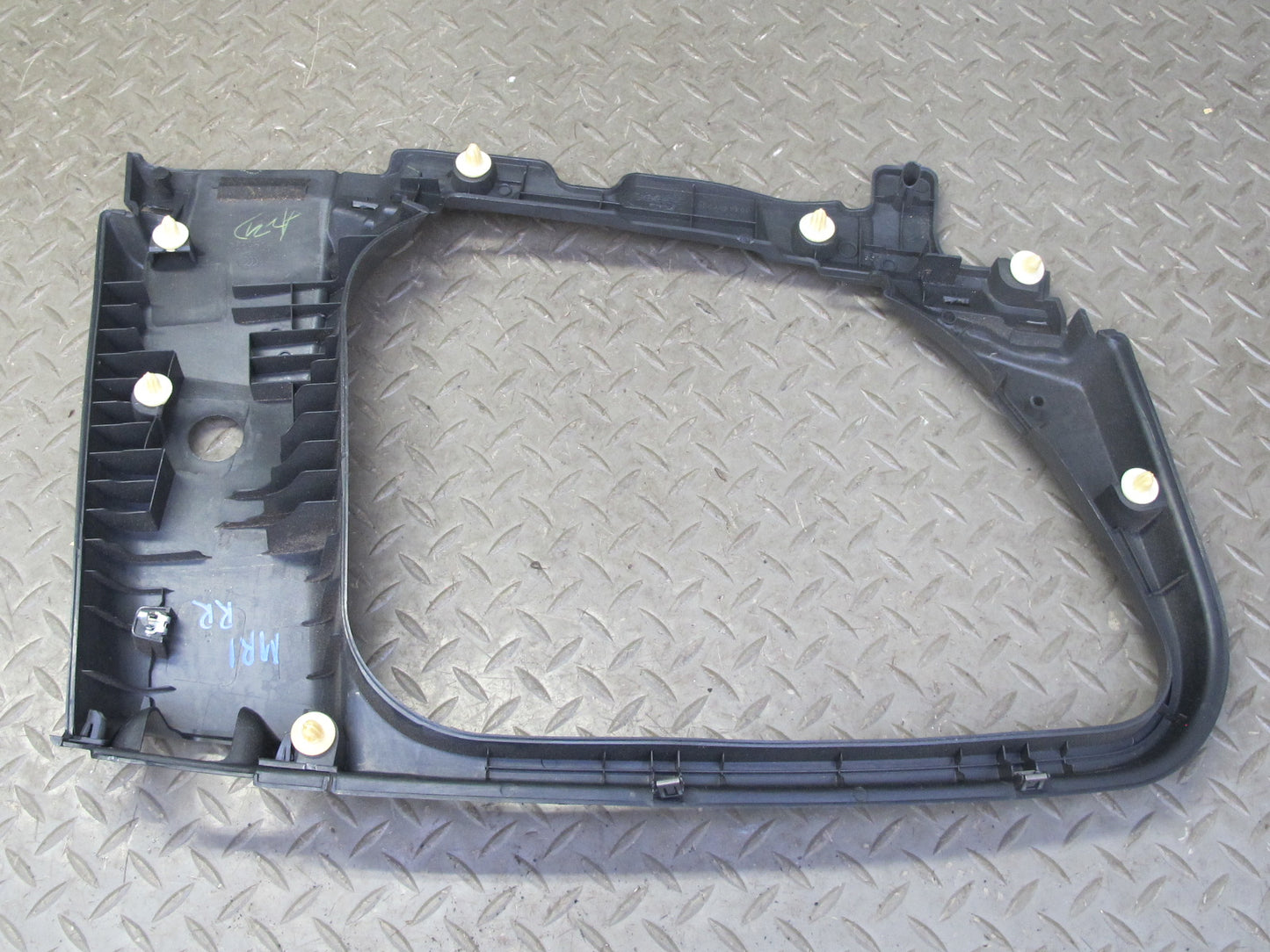 04-11 Mazda RX8 Set of 2 Rear Left & Right Quarter Window Trim Black OEM