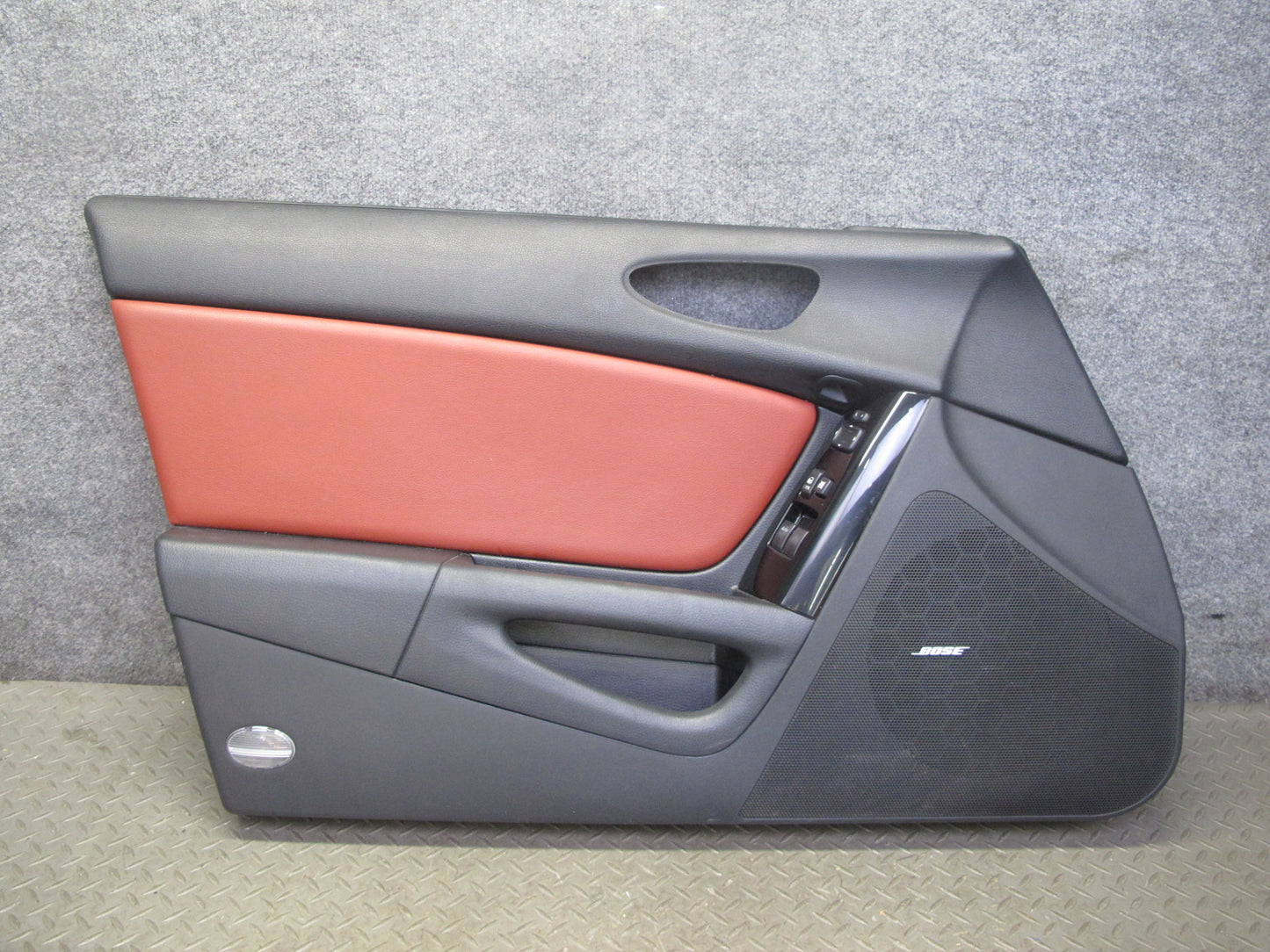 06-08 Mazda RX8 Front Left & Right Side Door Panel Trim Cover Set Black RED OEM