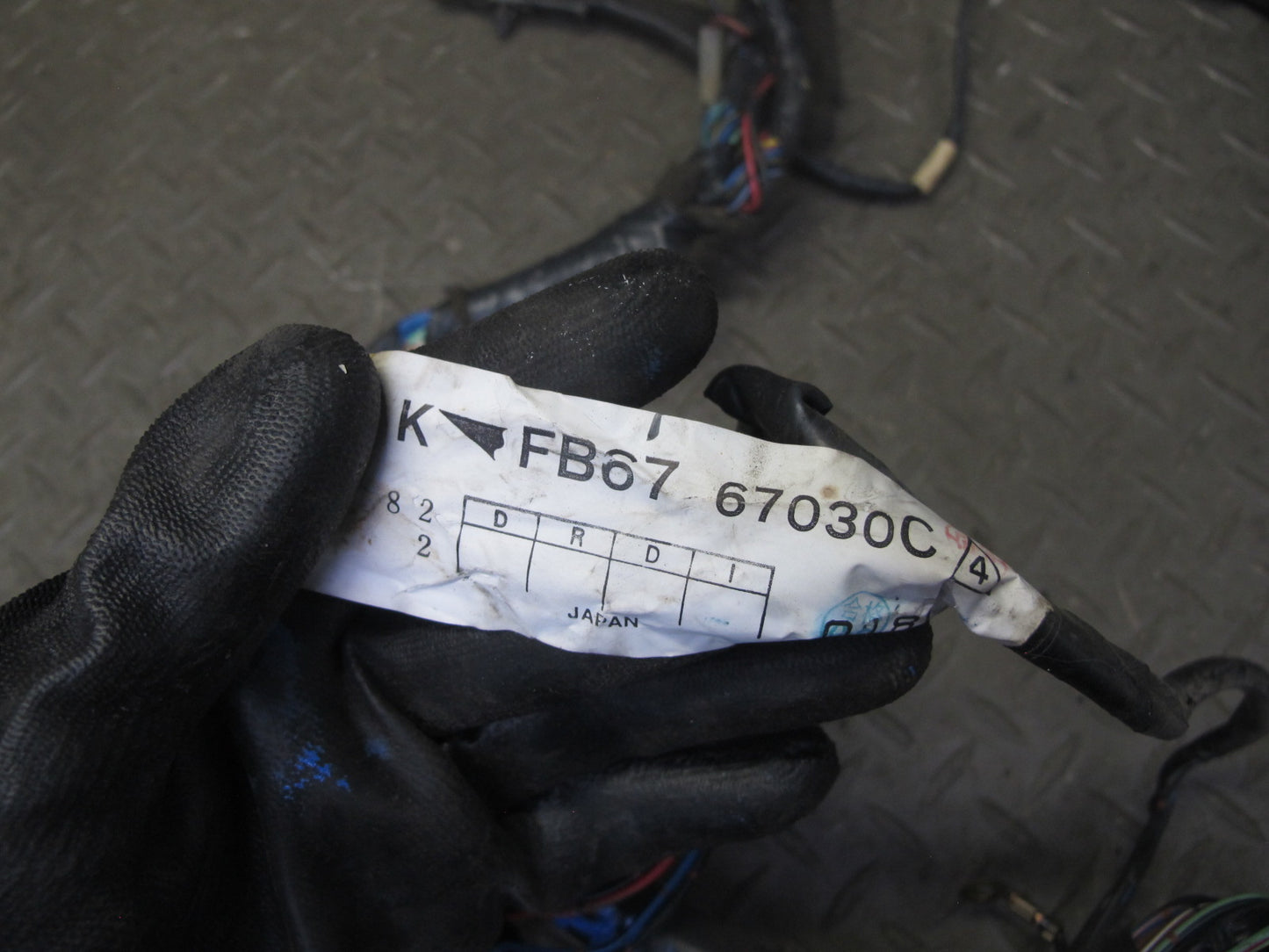1988 Mazda RX7 FC3S Convertible NA M/T Dashboard Dash Wire Wiring Harness OEM