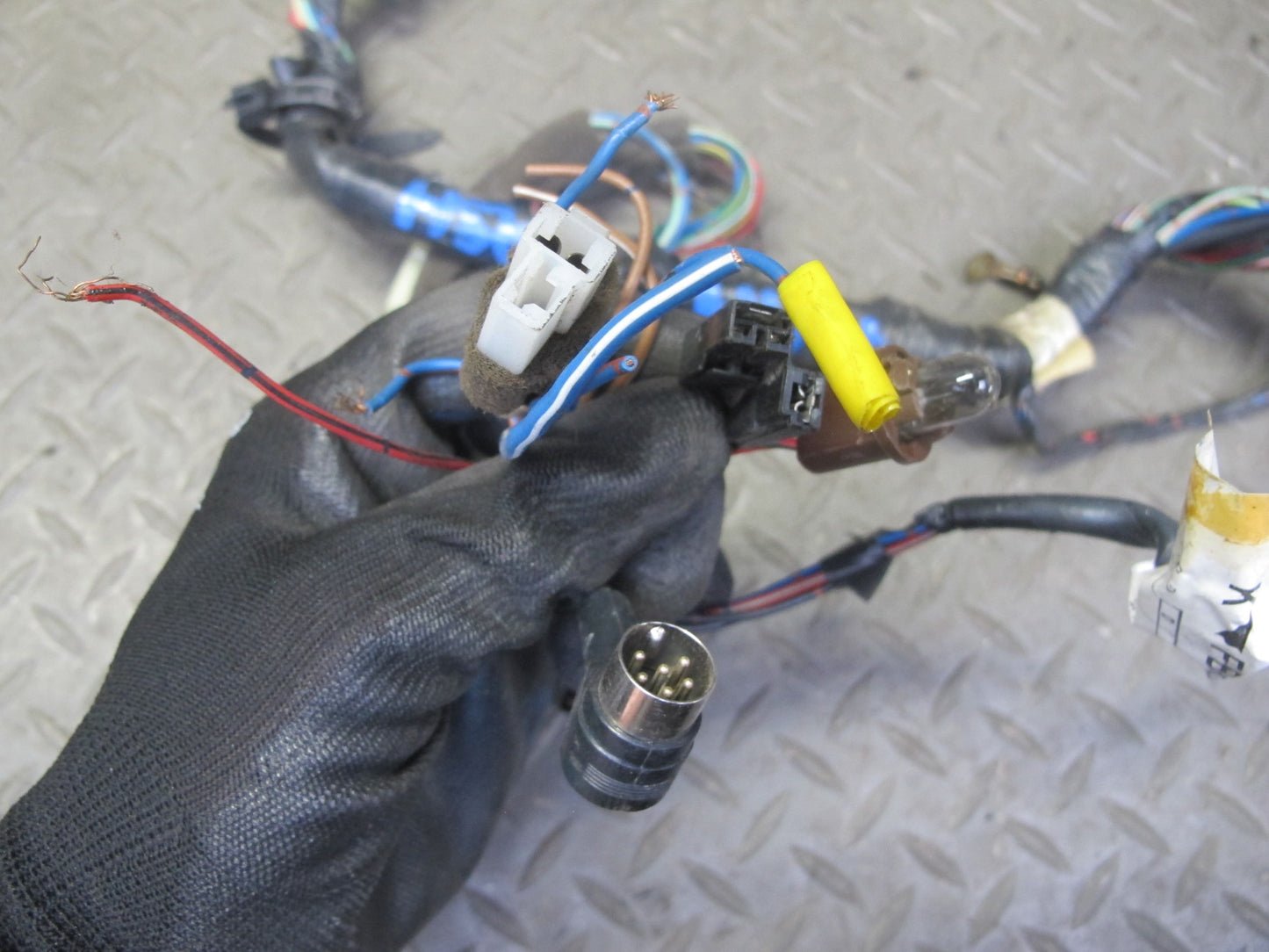 1988 Mazda RX7 FC3S Convertible NA M/T Dashboard Dash Wire Wiring Harness OEM