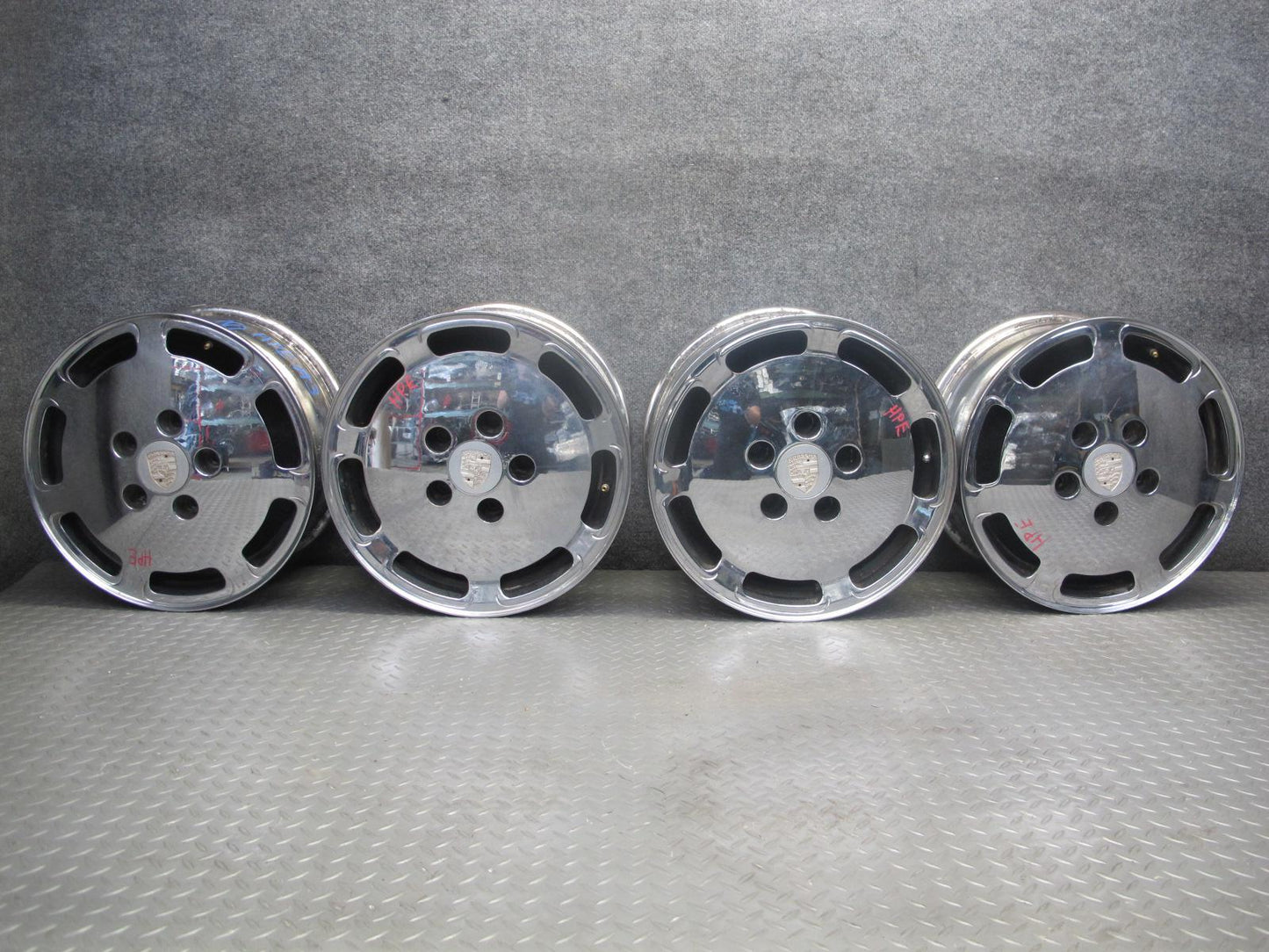 1983-1989 Porsche 928 S Set of 4 Factory R16 16" Wheel Rim 16x7J ET65 16x8J ET52