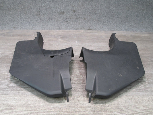 04-08 Mazda RX8 Set of 2 Front Left & Right Kick Trim Cover Panel Black OEM