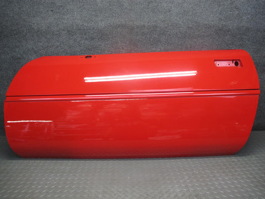 84-94 Chevrolet Corvette C4 Left Driver Door Shell Panel RED w Molding OEM