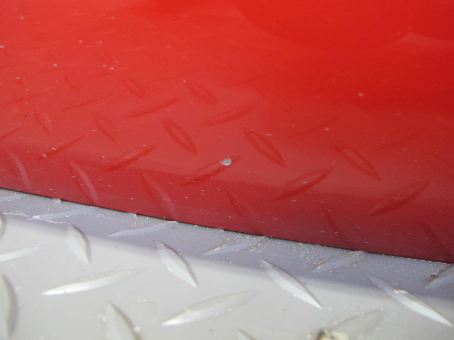 84-94 Chevrolet Corvette C4 Left Driver Door Shell Panel RED w Molding OEM