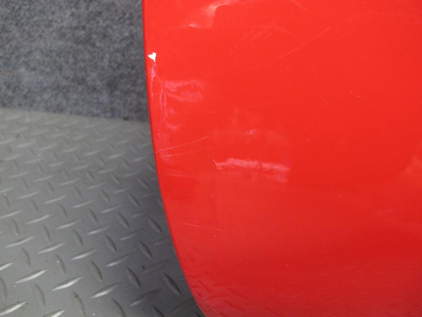 84-94 Chevrolet Corvette C4 Left Driver Door Shell Panel RED w Molding OEM