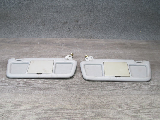 04-08 Mazda RX8 Set of 2 Front Left & Right Sun Visor Gray OEM