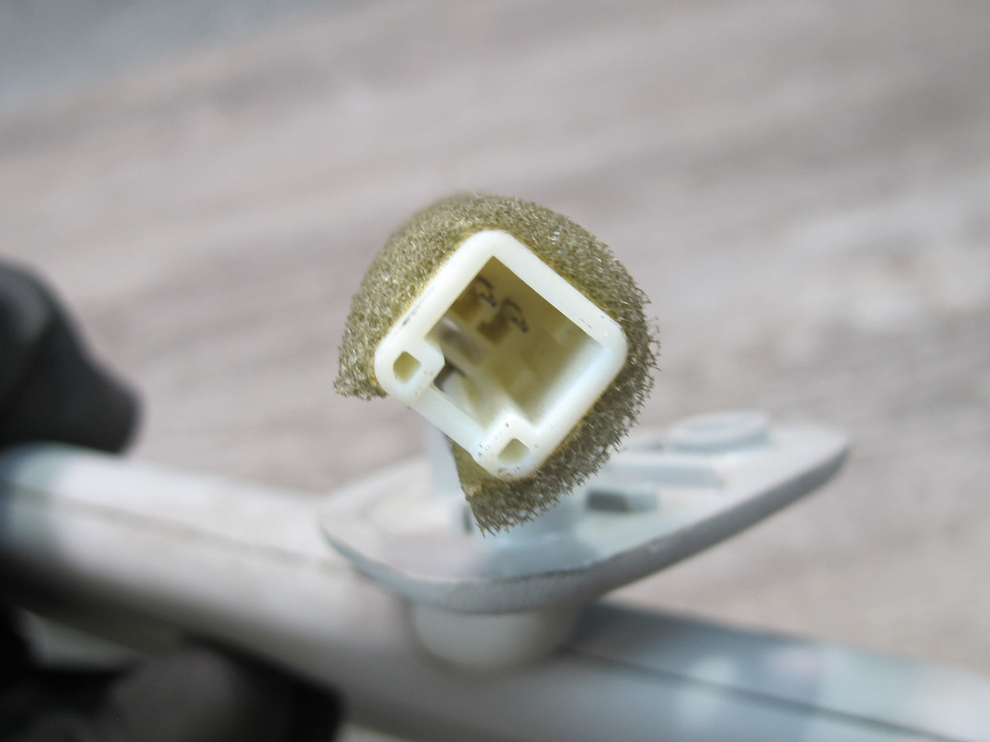 04-08 Mazda RX8 Set of 2 Front Left & Right Sun Visor Gray OEM