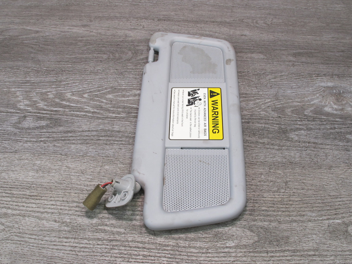 04-08 Mazda RX8 Set of 2 Front Left & Right Sun Visor Gray OEM