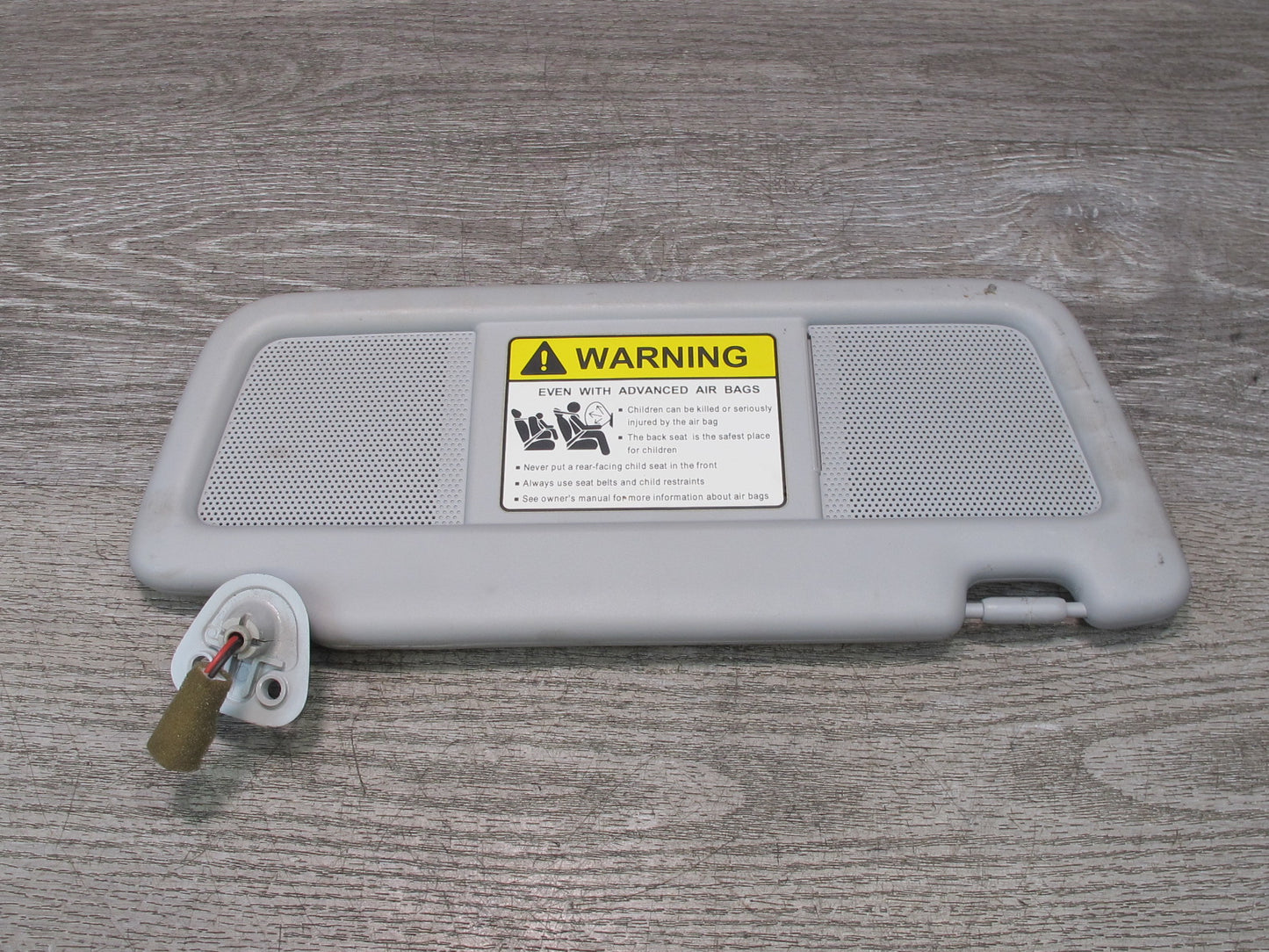 04-08 Mazda RX8 Set of 2 Front Left & Right Sun Visor Gray OEM