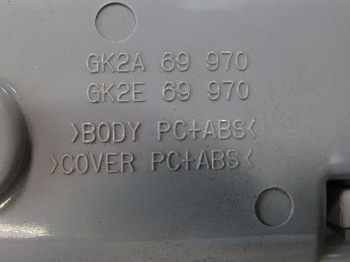 04-11 Mazda RX8 Overhead Interior Dome Reading MAP Light Lamp Storage Gray OEM