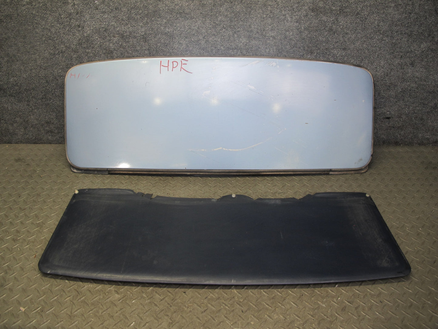 1984-1991 Porsche 928 S Upper Sunroof Moonroof Panel Cover Blue w Interior Trim