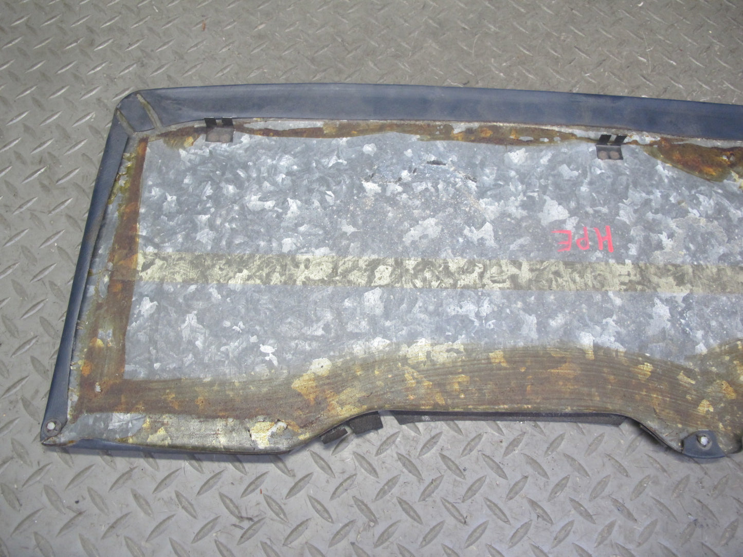 1984-1991 Porsche 928 S Upper Sunroof Moonroof Panel Cover Blue w Interior Trim