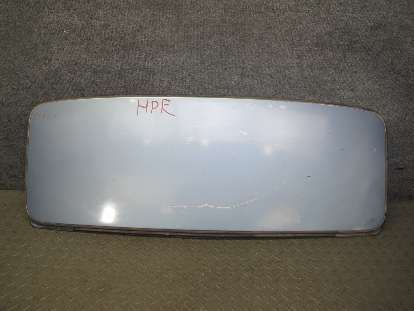 1984-1991 Porsche 928 S Upper Sunroof Moonroof Panel Cover Blue w Interior Trim