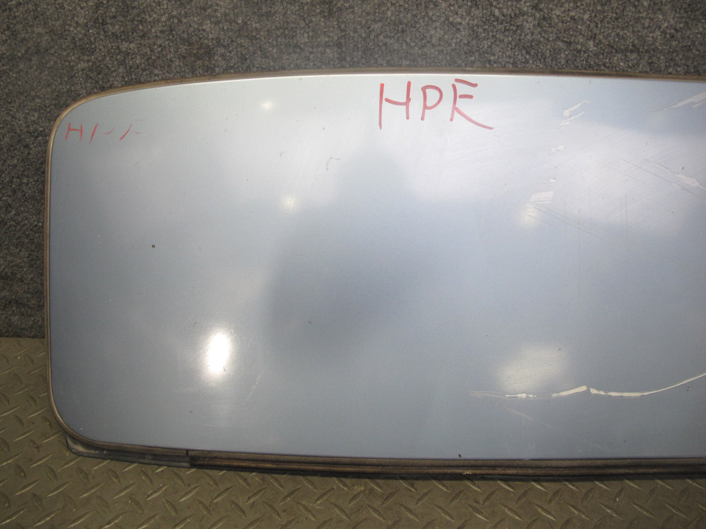 1984-1991 Porsche 928 S Upper Sunroof Moonroof Panel Cover Blue w Interior Trim