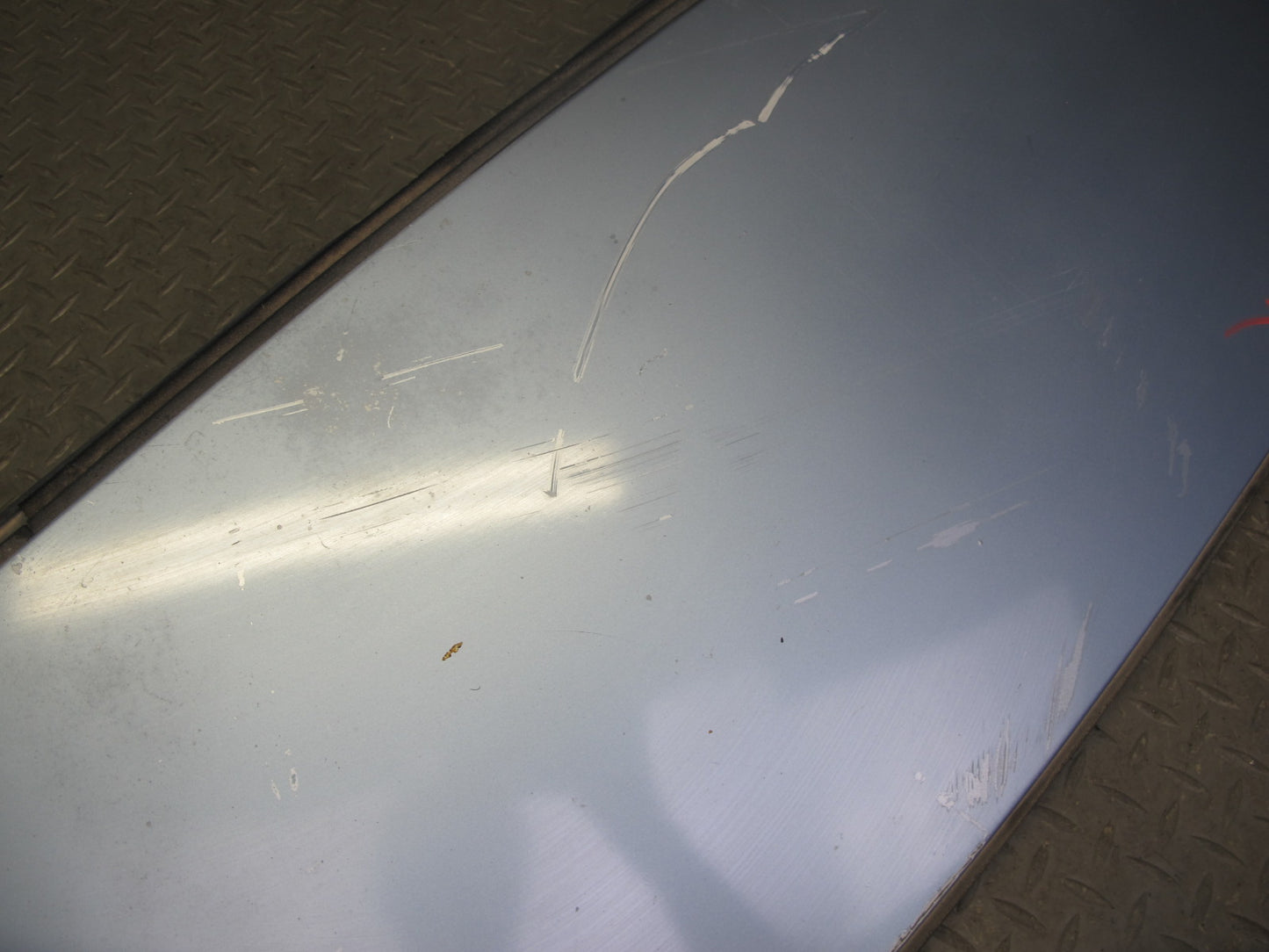 1984-1991 Porsche 928 S Upper Sunroof Moonroof Panel Cover Blue w Interior Trim