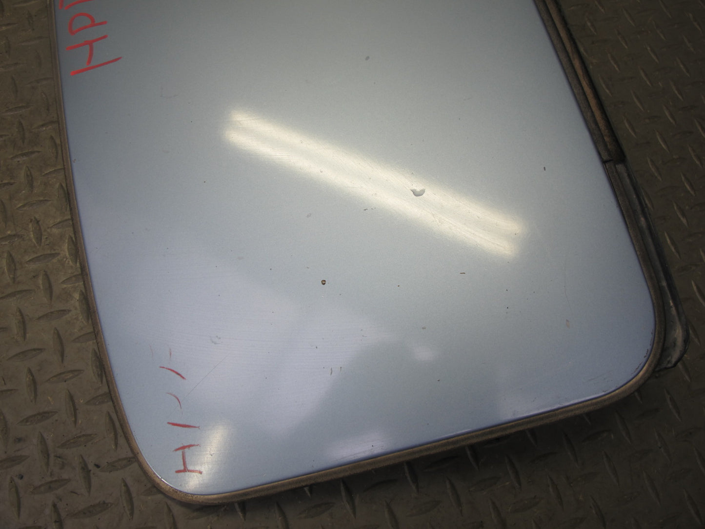 1984-1991 Porsche 928 S Upper Sunroof Moonroof Panel Cover Blue w Interior Trim