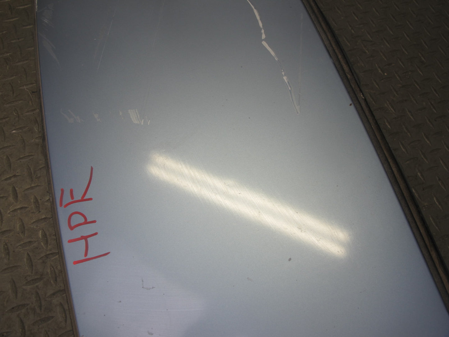 1984-1991 Porsche 928 S Upper Sunroof Moonroof Panel Cover Blue w Interior Trim