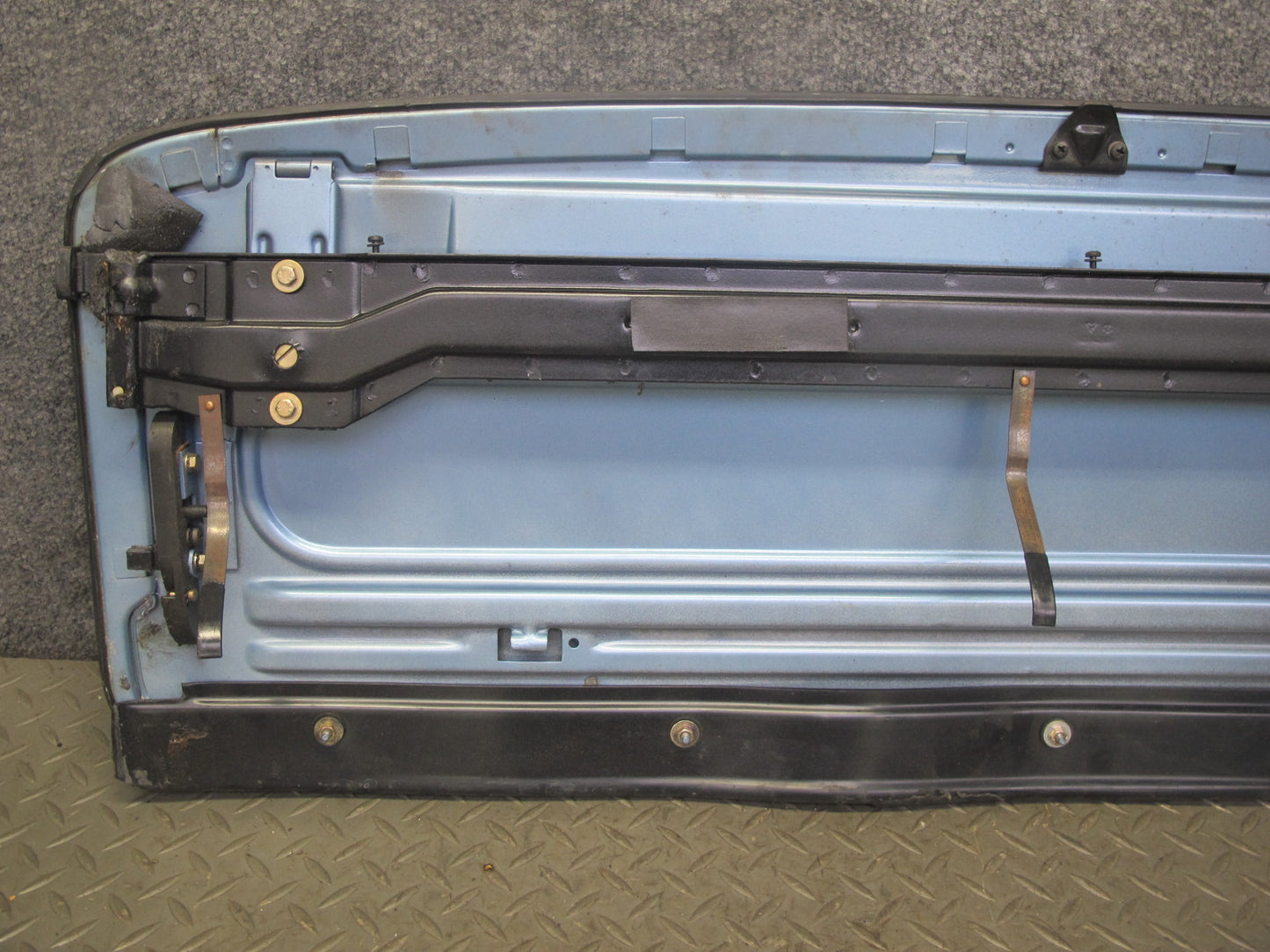 1984-1991 Porsche 928 S Upper Sunroof Moonroof Panel Cover Blue w Interior Trim